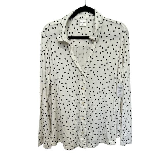 Soma Tops - Soma polka dot blouses and sleepshirts Size XL